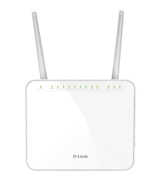 Маршрутизатор DVG-5402G/R1A AC1200 Wi-Fi Router, 1000Base-T WAN, 4x1000Base-T LAN, 2x5dBi external antennas, 2xFXS+USB ports, 3G/LTE support
