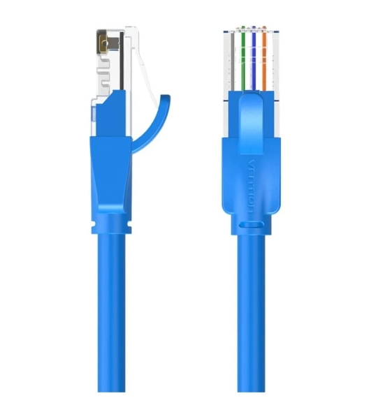 Патч-корд Vention прямой UTP cat.6, RJ45 - 5м. синий