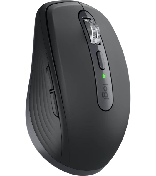 Мышь беспроводная/проводная Logitech MX Anywhere 3S графитовый, 8000 dpi, радиоканал, Bluetooth, USB, кнопки - 6