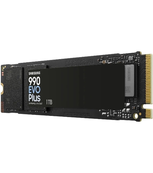Накопитель SSD Samsung 990 EVO Plus, 1024 Gb, M.2 2280, PCIe 4.0 x4, NVMe, R/W 7150/6300