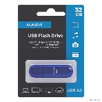 Флешка USB Maxvi P1 blue (FD32GBUSB20C10P1), 32Gb, USB 2.0, R/W 15/5, синий, фото5