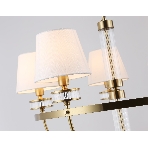 Люстра Ambrella light LH71251/5 BS/WH латунь/белый E14/5 max 40W D700*990, фото6