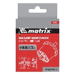 Набор коронок Matrix по керамической плитке, 33-53-67-73 мм, 6-гранный хвостовик, фото 1