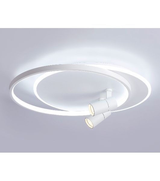 Светильник Ambrella light FL51391/1+2 WH белый 3000K-6400K 65W 560*480*120 (ПДУ РАДИО 2.4G)