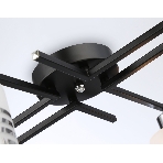 Светильник Ambrella light TR303212/4 BK/CH/SM/FR черный/хром/дымчатый/белый матовый E27*4 max 60W D515*200, фото5