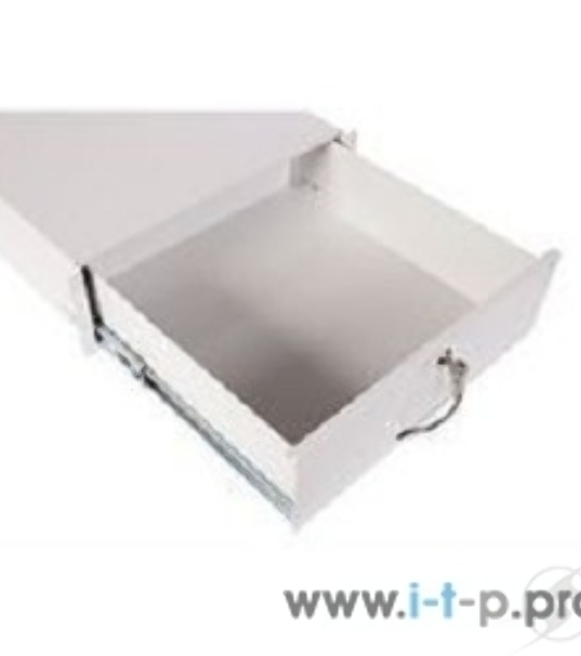 Полка (ящик) для документации 2U (ТСВ-Д-2U.450-9005) черный