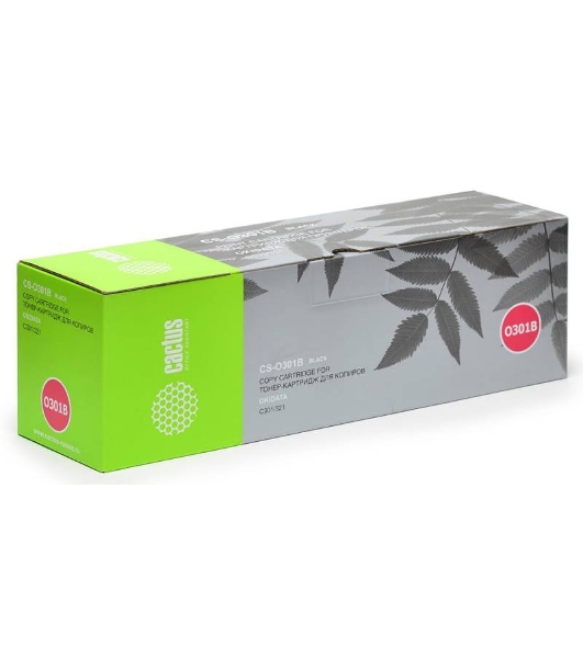 Картридж лазерный Cactus CS-O301BK черный (2200 стр.) для OKI C301/321