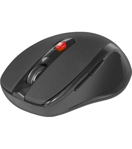 Мышь беспроводная Defender Ultra MM-315 черный, 1600 dpi, радиоканал, USB, кнопки - 6