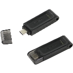 Флешка USB Kingston DataTraveler DT70 (DT70/64Gb), 64Gb, USB Type-C 3.2, R/W 70/45, черный, фото15