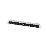Блок розеток Rem-10 без шнура с инд., 9 Sсhuko, вход IEC 60320 C14, 10A, алюм., 19', фото4