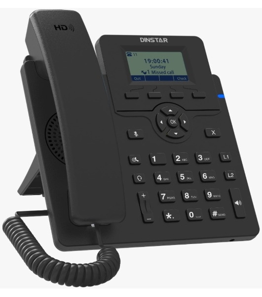 Телефон IP Dinstar C60SP черный