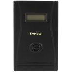 Источник бесперебойного питания ExeGate Smart LB-2200.LCD.AVR.4SH (2200VA/1300W, цветной LCD, AVR, 4*Schuko, батарея 12V 9Ah - 2 шт., металлический корпус, Black), фото10