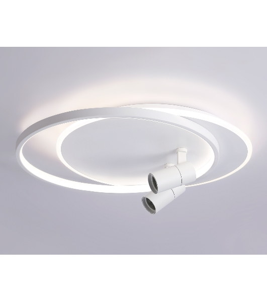 Светильник Ambrella light FL51391/1+2 WH белый 3000K-6400K 65W 560*480*120 (ПДУ РАДИО 2.4G)