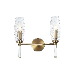 Настенный светильник Ambrella light LH55206/2 BS/CL латунь/прозрачный E14*2 max 40W 330*170*280, фото11
