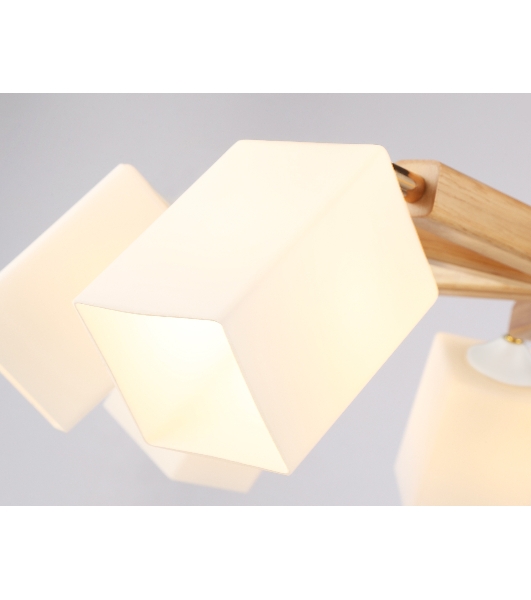 Светильник Ambrella light TR9522/8 WH/GD/FR белый/золото/белый матовый E27*8 max 40W D790*260