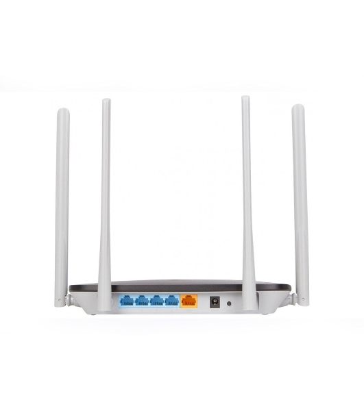 Беспроводный маршрутизатор Mercusys AC12, Dual Band, (867Мбит/с на 5 ГГц + 300Мбит/с на 2,4 ГГц)4 порта 100 Мбит/с, 4 фиксированных антенны