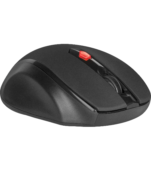 Мышь беспроводная Defender Ultra MM-315 черный, 1600 dpi, радиоканал, USB, кнопки - 6