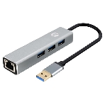 Переходник VCOM USB 3.0 -->RJ-45 1000Mbps+3 USB3.0, Aluminum Shell, 0.2м DH312A, фото11