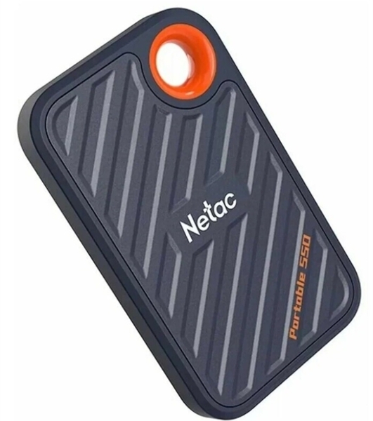 Внешний SSD Netac ZX20, 2TB, USB 3.2 Gen 2x2 Type-C, R/W 2000/1800, черный