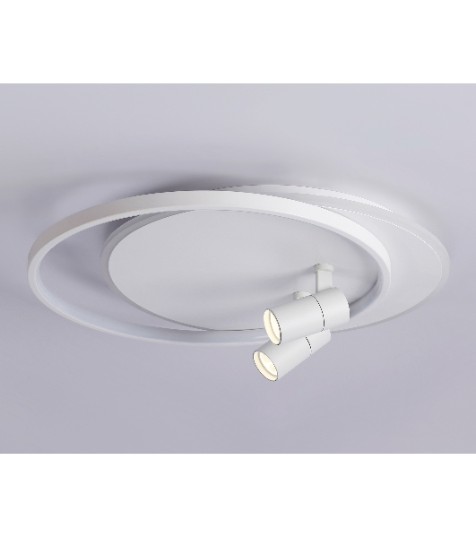 Светильник Ambrella light FL51391/1+2 WH белый 3000K-6400K 65W 560*480*120 (ПДУ РАДИО 2.4G)