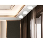 Встраиваемый точечный светильник Ambrella light TN102815 WH белый GU5.3 D80*28, фото3