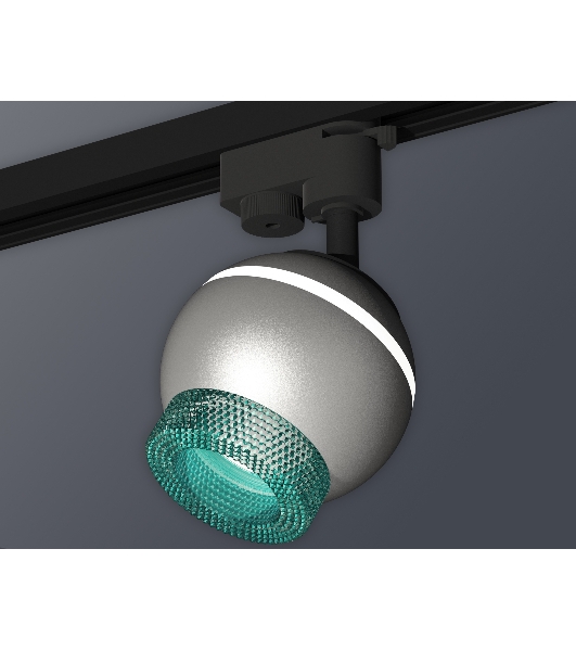 Светильник Ambrella light XT1103041 SSL/BL серебро песок/голубой MR16 GU5.3 LED 3W 4200K (A2521, C1103, N7194)