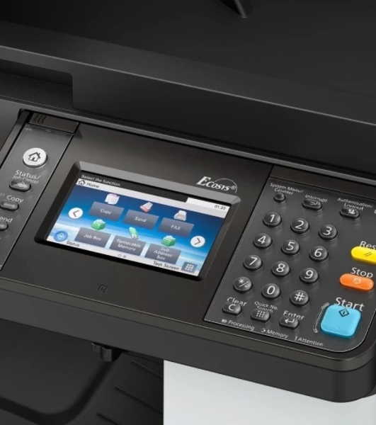 МФУ лазерное Kyocera Ecosys M8124cidn (1102P43NL0), A3, цветной, печ. до 24 стр/мин. (А4) до 12 стр/мин. (А3), скан. до 50 стр/мин., 1200 x 1200 dpi (печать) 600x600dpi (скан.), USB, RJ-45, NFC, Air Print, Mopria