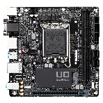 Материнская плата Gigabyte H610I, LGA 1700, Intel H610, 2xDDR5, 4xSATA, 1xM.2, 1xPCIe 4.0 x16, 1xHDMI, 1xVGA, 2xDP, 1x 1Gb LAN, 2xUSB-A 3.2 Gen 1, 4xUSB-A 2.0, 3x 3.5 мм, 7.1, Mini-ITX, фото8