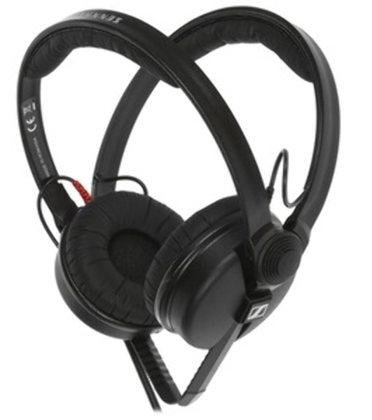 Проводные наушники Sennheiser HD 25 PLUS черный, накладные, Jack 3.5 мм