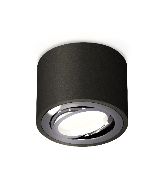 Светильник Ambrella Light XS7511003 SBK/PSL черный песок/серебро полированное MR16 GU5.3 (C7511, N7003)