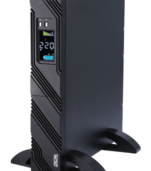 Источник бесперебойного питания Powercom Smart King Pro+ SPR-2000 LCD 1600Вт 2000ВА черный