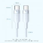 Кабель Vention USB 2.0 CM/CM - 1м. черный 3А PD60W, фото5