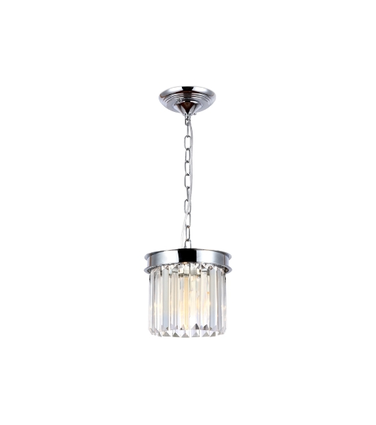 Светильник Ambrella light TR5101 CH/CL хром/прозрачный E14 max 40W D200*575