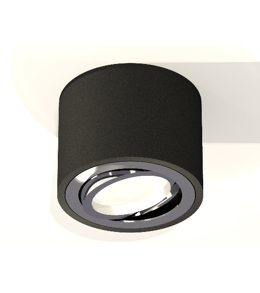 Светильник Ambrella Light XS7511003 SBK/PSL черный песок/серебро полированное MR16 GU5.3 (C7511, N7003)