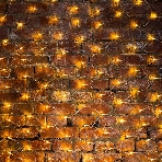 Гирлянда Neon-night 'Сеть' 2х1,5м, свечение с динамикой, прозрачный ПВХ, 288 LED, 230 В, теплый белый, фото2