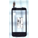 Сенсорное стекло (тачскрин) для Lenovo A376, черное, фото3