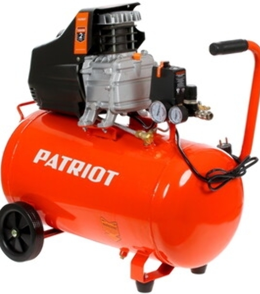 Компрессор Patriot EURO 50/2601.8кВт 220В 260л/мин 50л выход быстросъем елочка 8мм