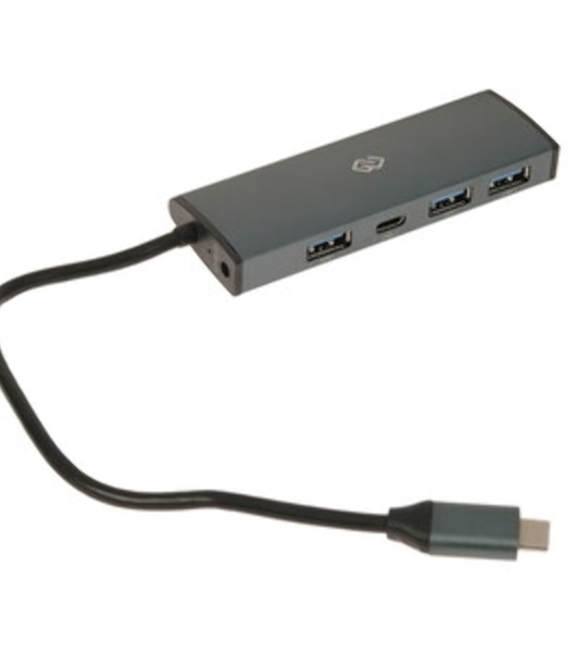 USB-концентратор Digma HUB-3U3.0С-UC-G, USB-C, USB 3.0 4 порта, USB