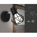 Светильник Ambrella light TR8620 BK/CH черный/хром E27 max 40W 115*91*150, фото 1