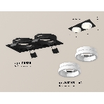 Комплект встраиваемого светильника Ambrella light XC6526064 SBK/FR черный песок/белый матовый MR16 GU5.3 (C6526, N6245), фото 1