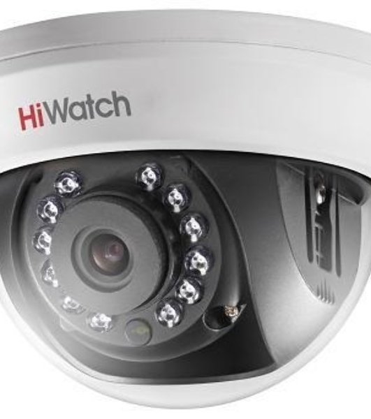 Камера видеонаблюдения Hikvision HiWatch DS-T101 2.8-2.8мм HD TVI цветная корп.:белый