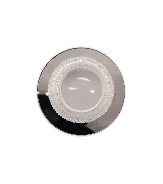 Светильник Ambrella light TN350 CH/CL хром/прозрачный GU5.3+3W (LED WHITE) D95*45