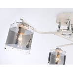 Светильник Ambrella light TR303217/3 WH/CH/SM белый/хром/дымчатый E27*3 max 60W D540*250, фото6