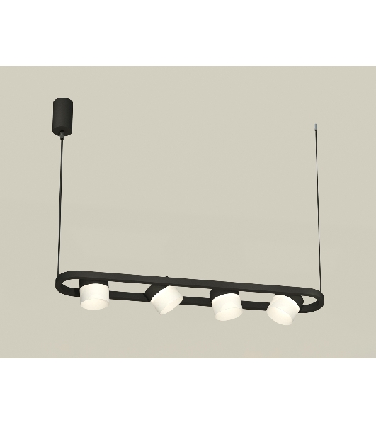 Светильник Ambrella light XB9164154/4 SBK/FR черный песок/белый матовый GX53 (C9164, N8402)