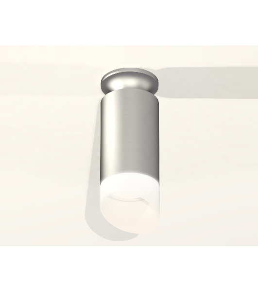 Светильник Ambrella Light XS6324082 SSL/MCH/FR серебро песок/хром матовый/белый матовый MR16 GU5.3 (N6904, C6324, N6256)