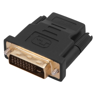 Переходник Rexant шт.DVI - гн.HDMI GOLD