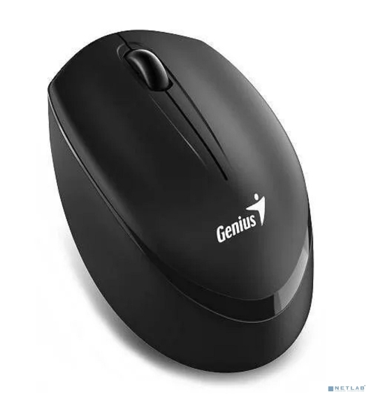 Мышь беспроводная Genius NX-7009 черный, 1200 dpi, радиоканал, USB, кнопки - 3
