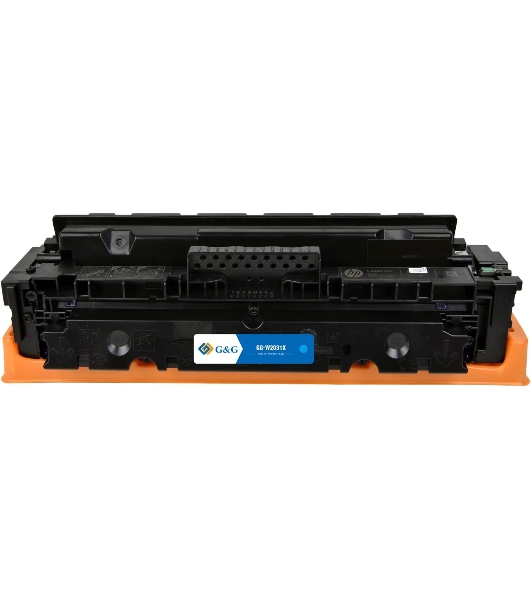 Картридж лазерный G&G GG-W2031X, 415X голубой (6000 стр.) для HP LJ M454/MFP M479