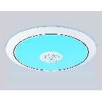 Музыкальный светодиодный светильник Ambrella light FZ720 WH белый IP20 52W 3000-6500K+RGB Music 450*65 (ПДУ ИК), фото3