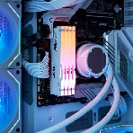 Оперативная память Kingston Fury Beast, DDR5, 16Gb (1x16Gb), 5600MHz, CL40, DIMM, радиатор, RGB, белый, фото7